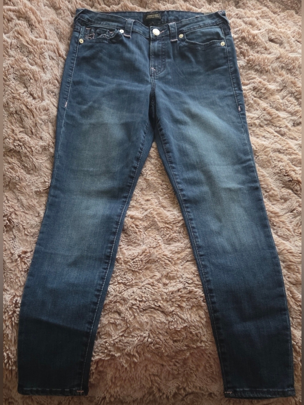 True Religion Women's Skinny Jeans in Washed Blue